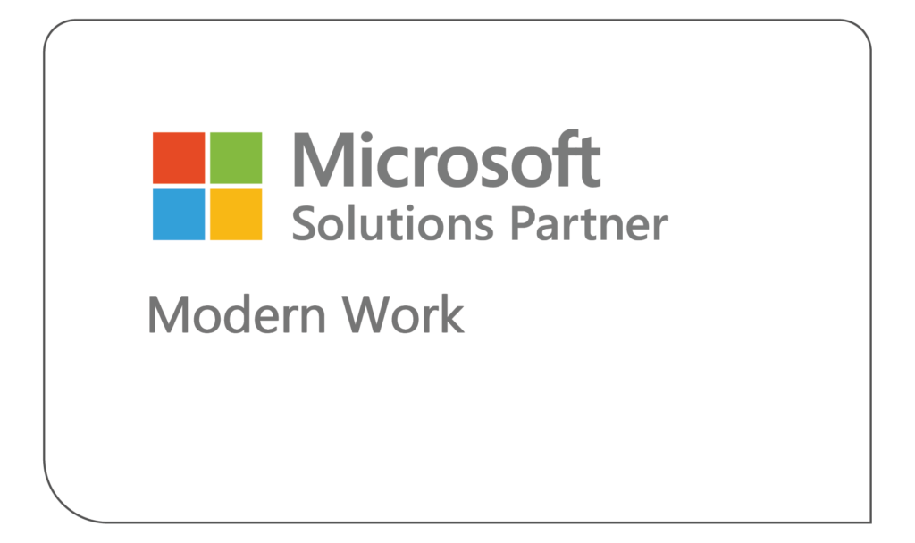 Microsoft Modern Work Badge